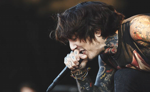 Oliver Sykes of Bring Me Th