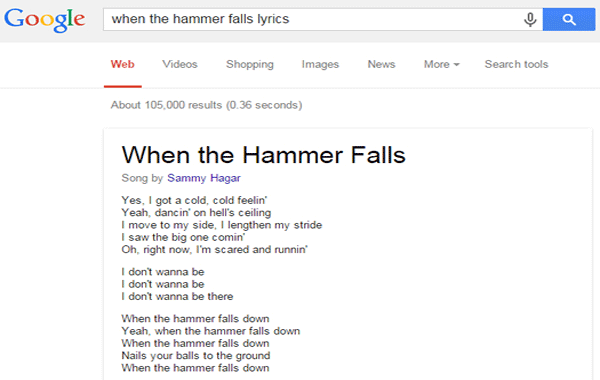 lyrics-when-hammer-falls