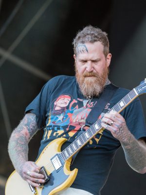 Brent Hinds from Mastodon at the Nova Rock 2017